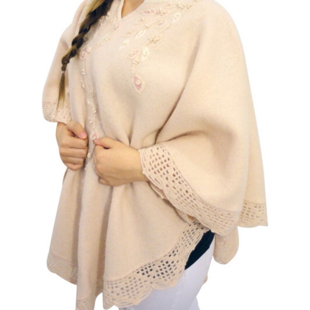 Embroidered Poncho - Picture 2 of 2